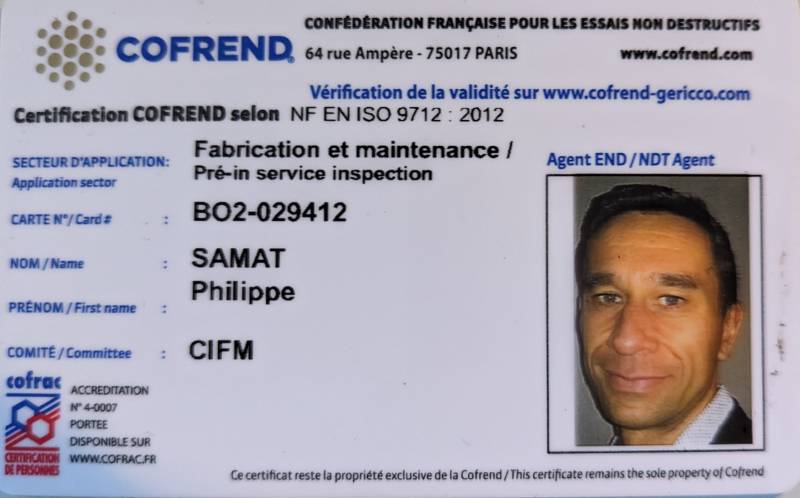 PSa Consult certifié Agent VT-GNV niveau 2 par la COFREN